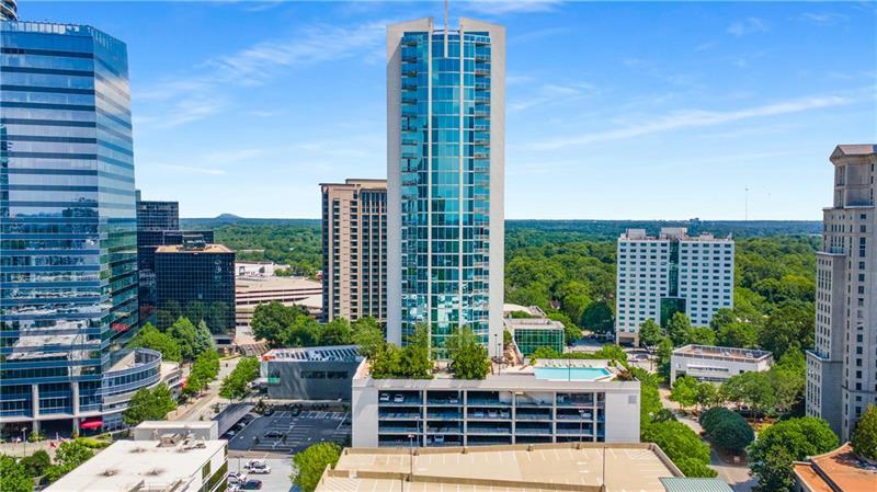 3324 Peachtree Road Northeast, Unit 1419 Atlanta, GA 30326 - Photo 36 of 43 a view of lake with city view