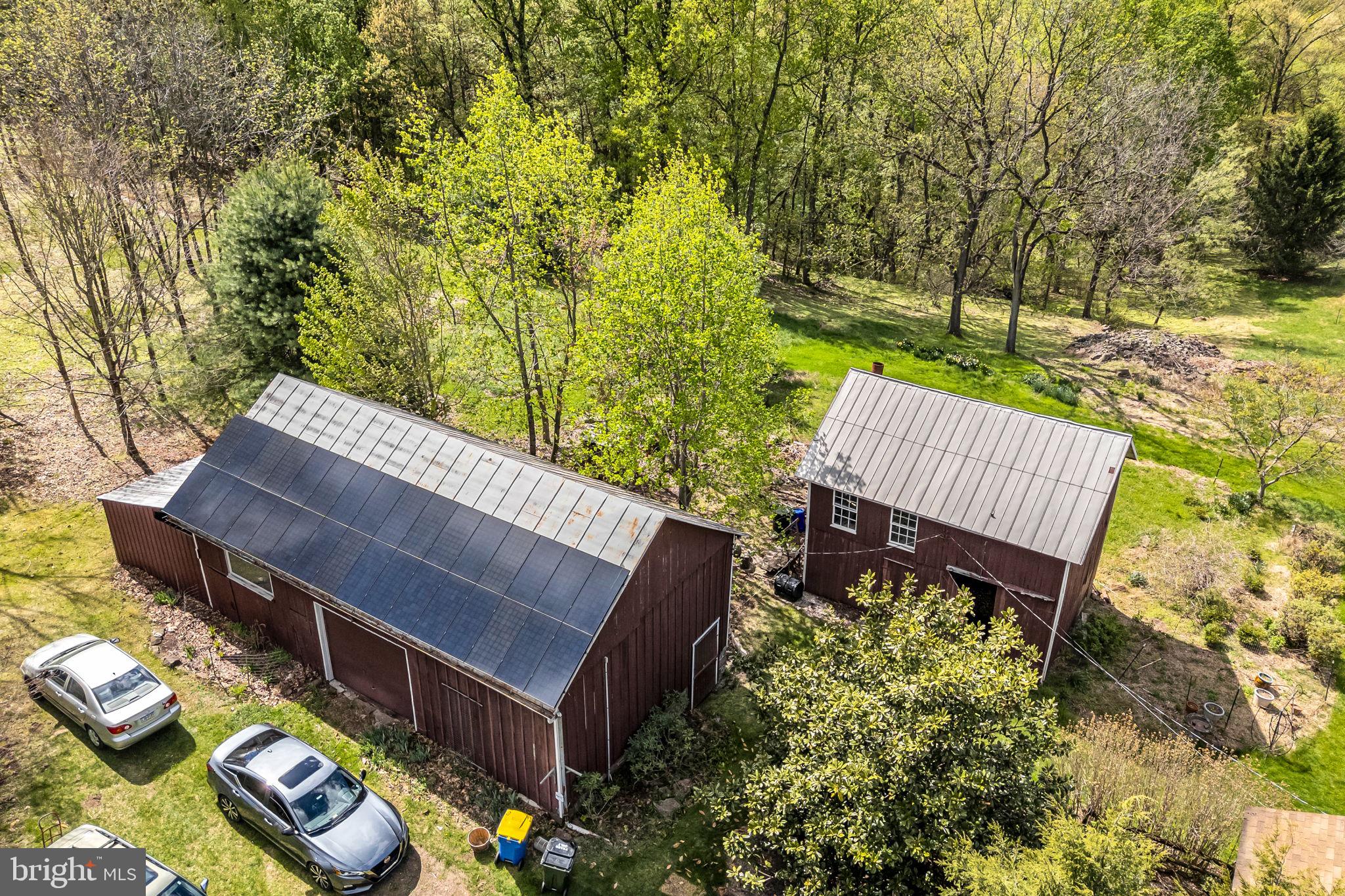 525 Andersontown Road Dover, PA 17315 - Photo 40 of 56 Aerial View of the barns