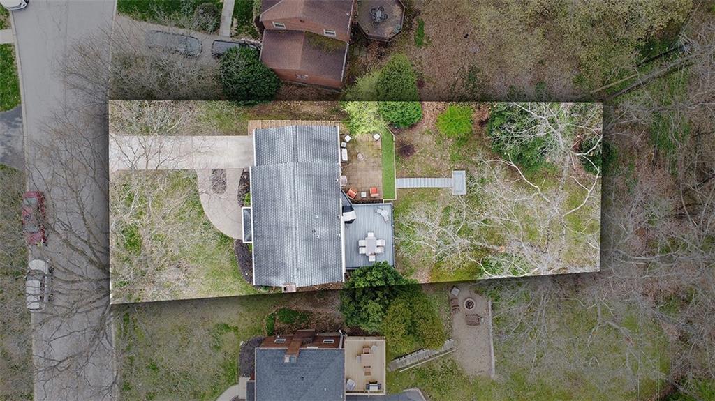 4720 Rolling Hills Road Pittsburgh, PA 15236 - Photo 31 of 34 an aerial view of a house with a yard