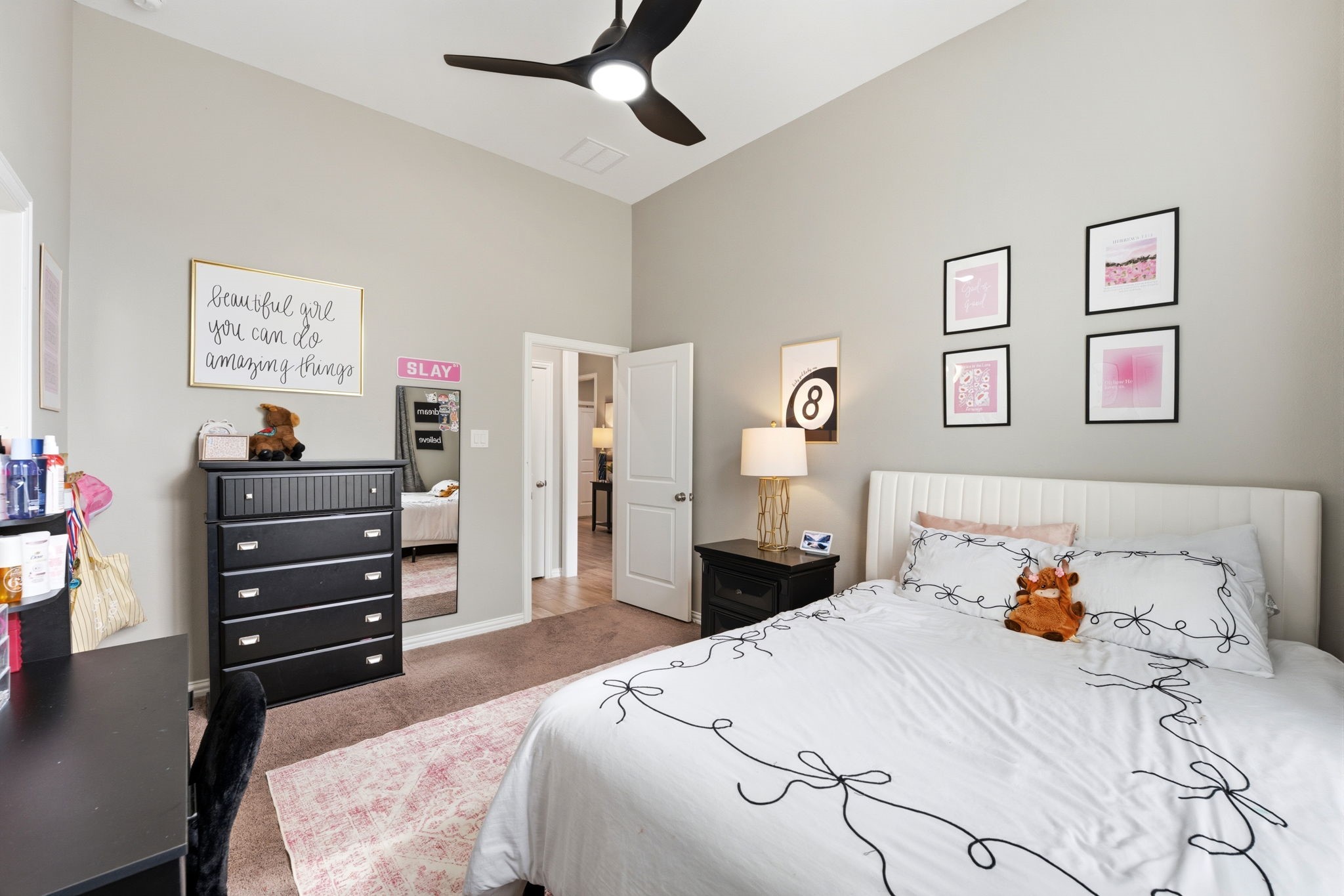 27906 Arden Trail Spring, TX 77386 - Photo 6 of 49 a bedroom with a bed and a dresser