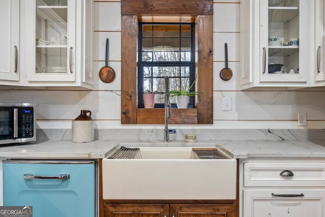 a bathroom with a shower and a toilet