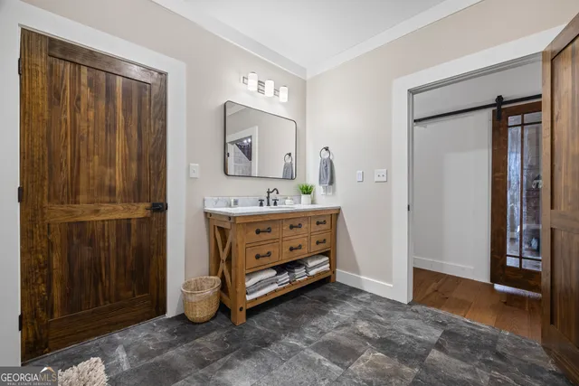 a view of outdoor space with seating space