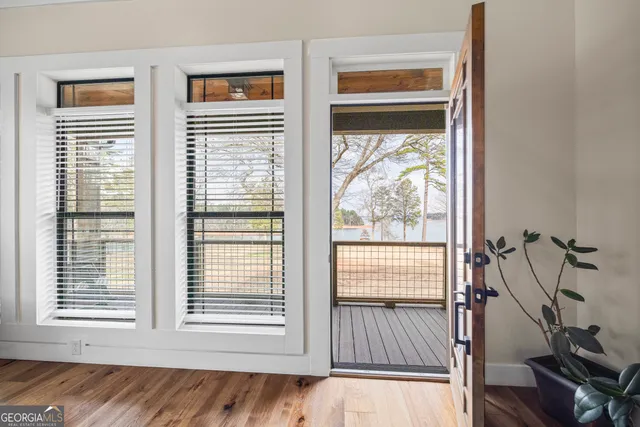 a view of outdoor space with seating area