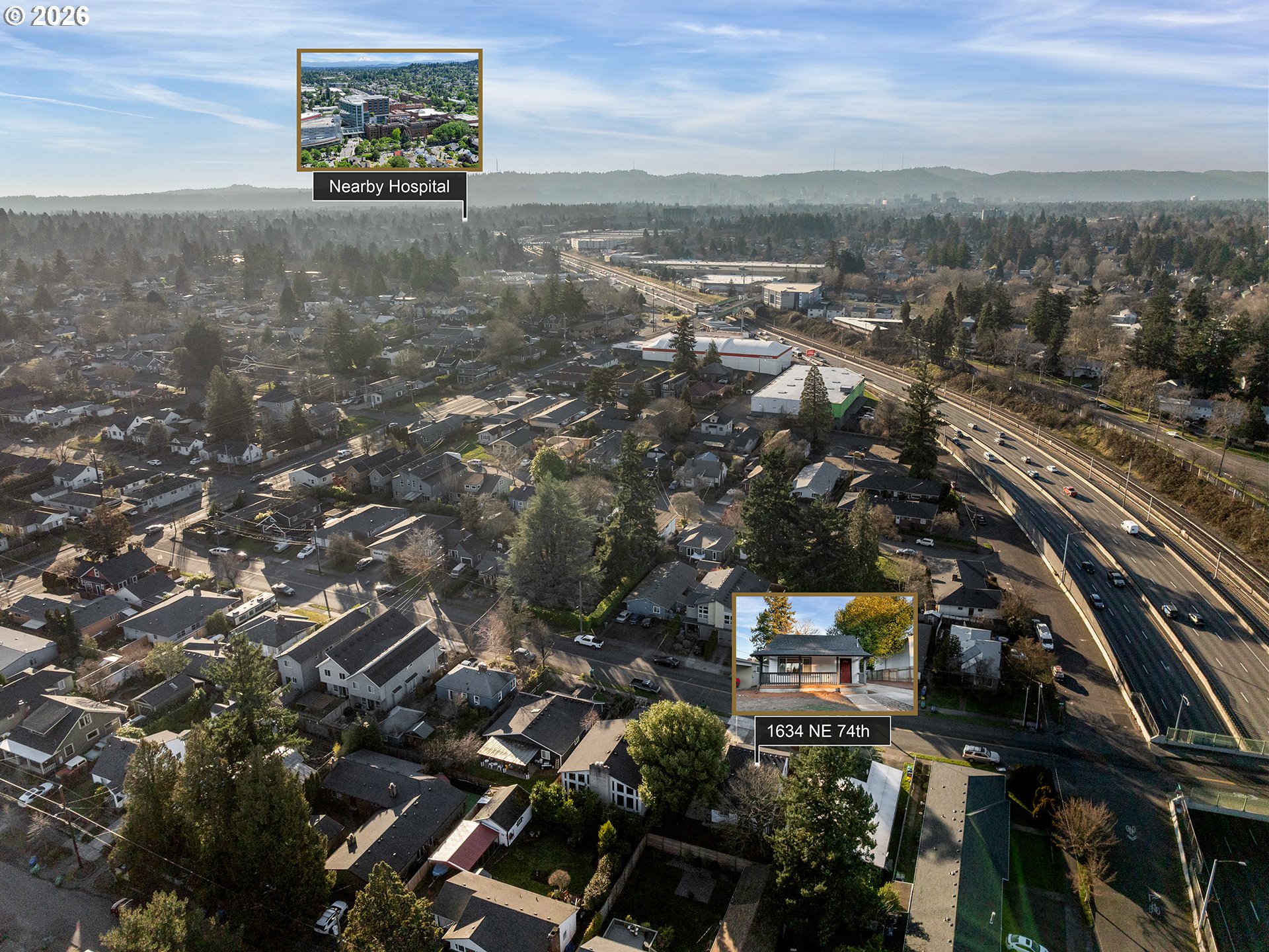 1634 Northeast 74th Avenue Portland, OR 97213 - Photo 34 of 38 Drone View/UAV