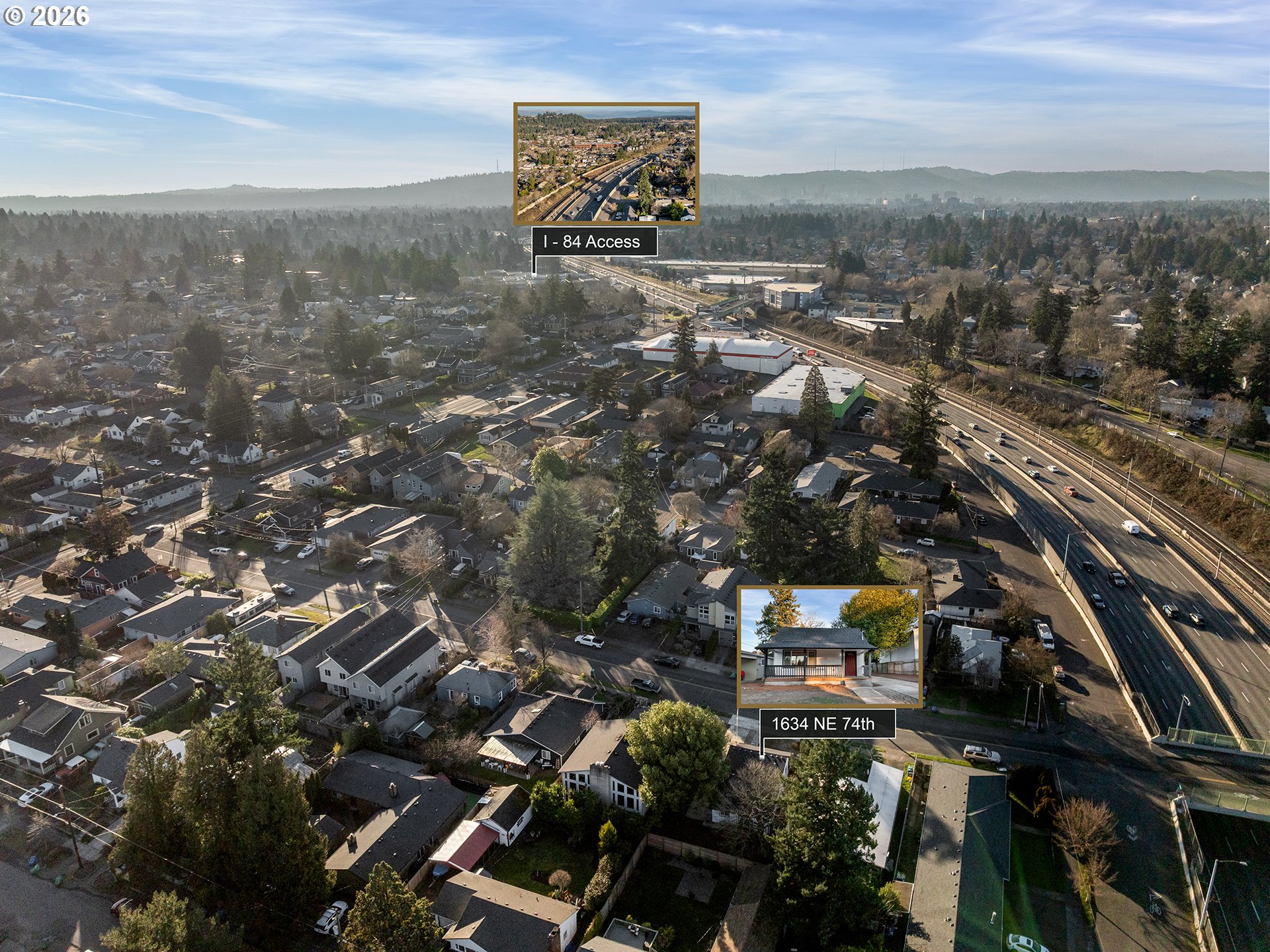 1634 Northeast 74th Avenue Portland, OR 97213 - Photo 36 of 38 Drone View/UAV