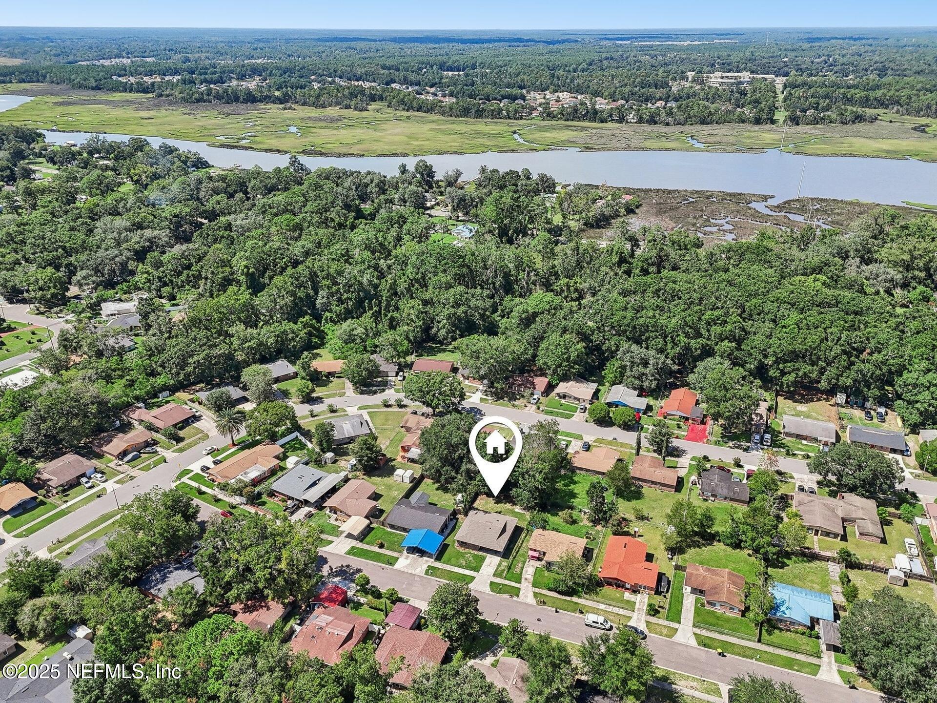 4419 Crossbow Road Jacksonville, FL 32208 - Photo 23 of 23 Aerial Lot Location