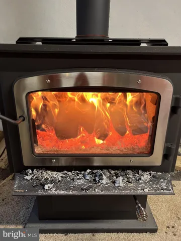 a view of a fireplace