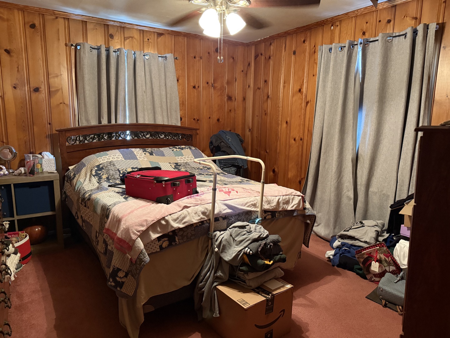 2000 1st Street Eldorado, IL 62930 - Photo 6 of 19 a bedroom with a bed and a cabinet