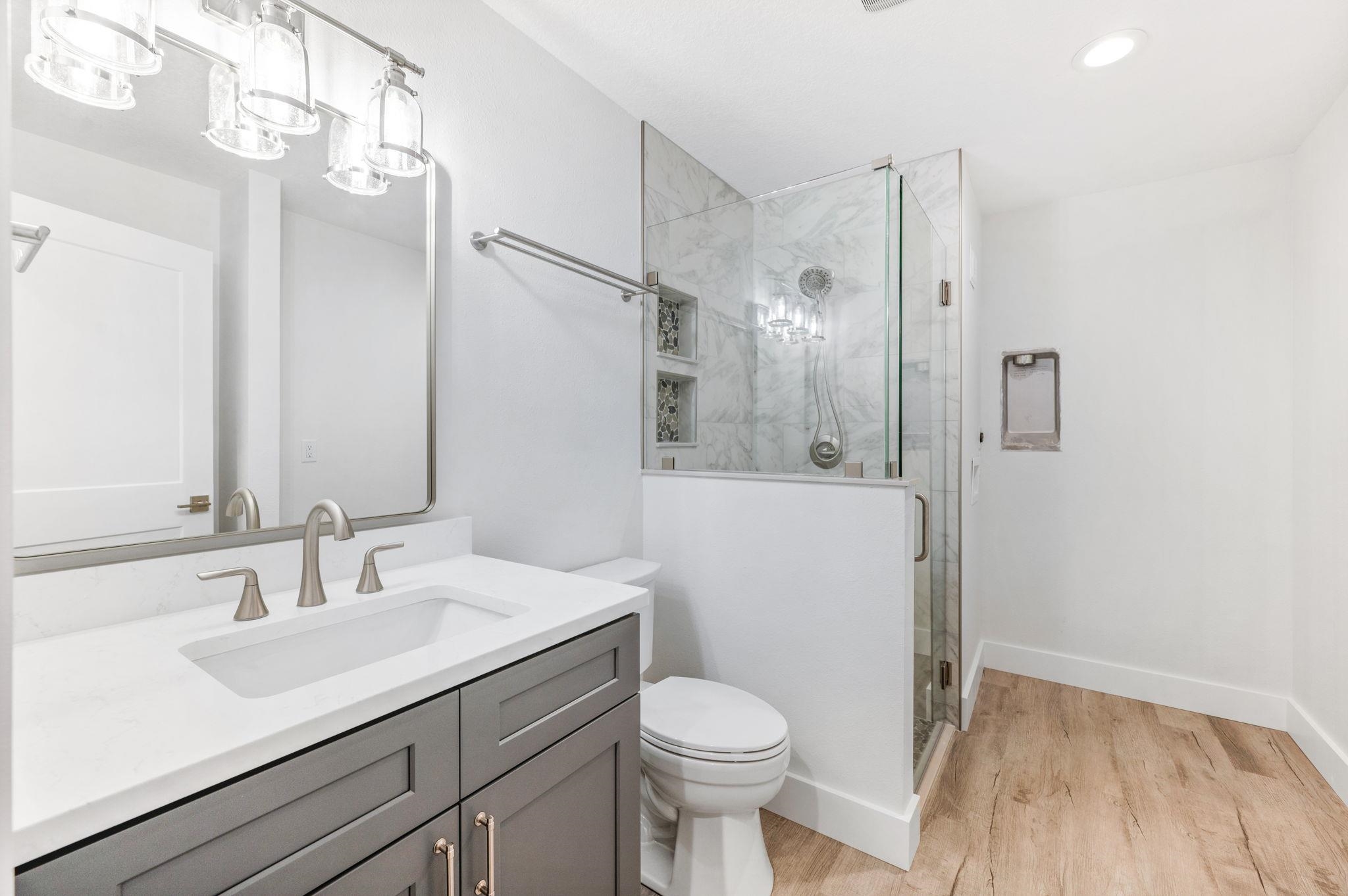 6132 Highway 1 St. Augustine, FL 32086 - Photo 38 of 55 a bathroom with a sink toilet and shower