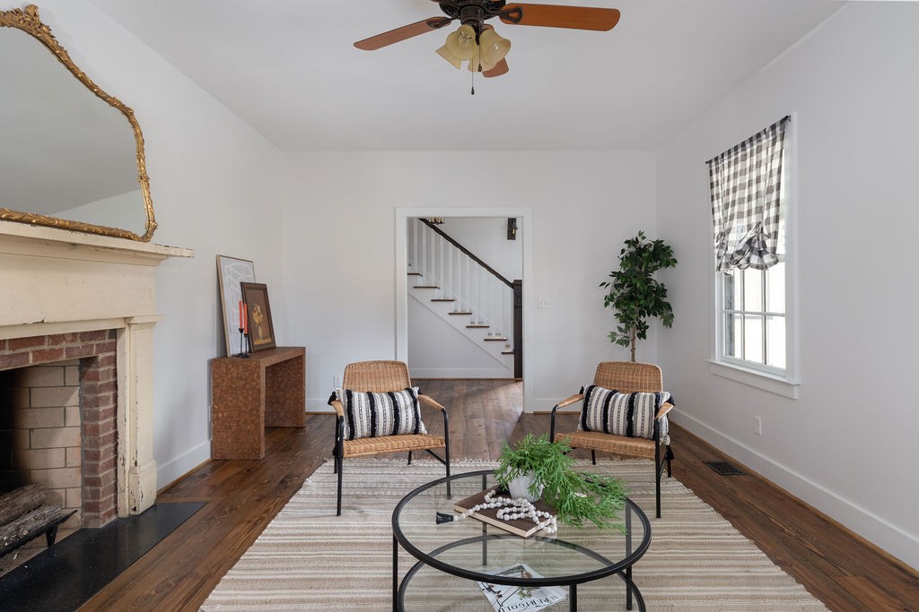 5184 Fire Tower Road Franklin, TN 37064 - Photo 10 of 70 a living room with furniture and a fireplace