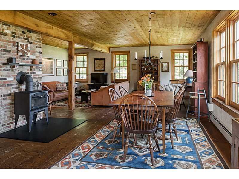 4 Collins Pattee Road Bath, ME 04530 - Photo 8 of 35 Dining Room. Hand hewn beam and wide...