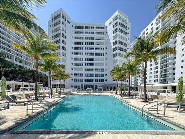 a building view with outdoor space