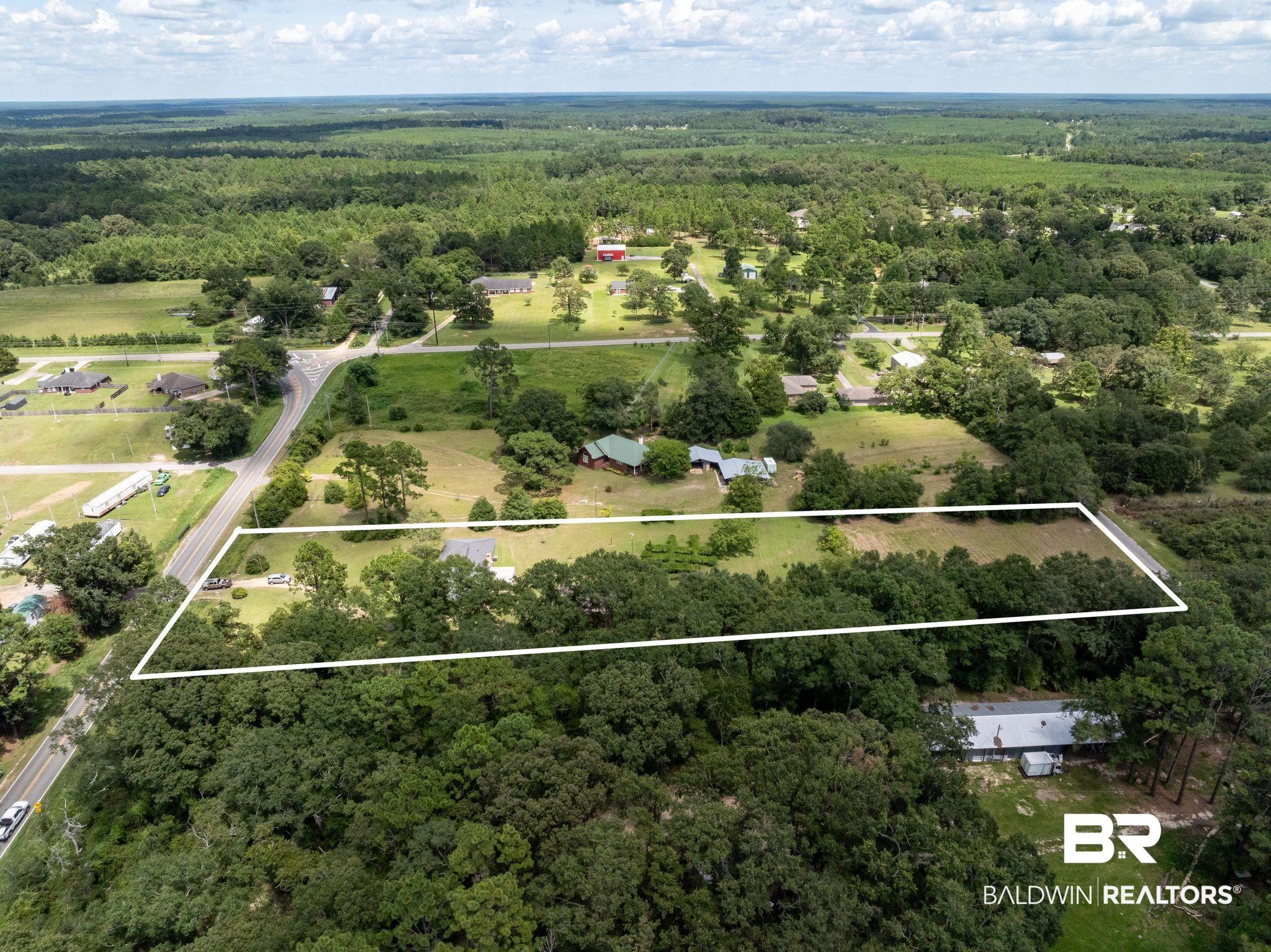 15880 Pine Grove Rd Extension West Bay Minette, AL 36507 - Photo 38 of 44 Bird's eye view