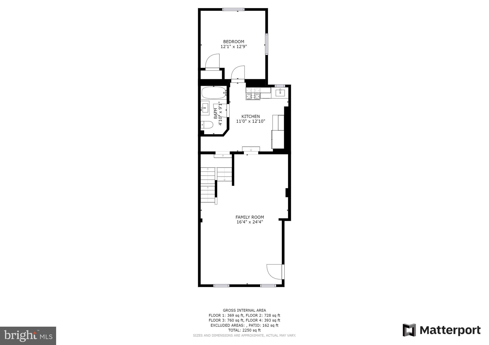 1404 South 2nd Street, Unit 2 Philadelphia, PA 19147 - Photo 24 of 25 Floor Plan 2nd Floor