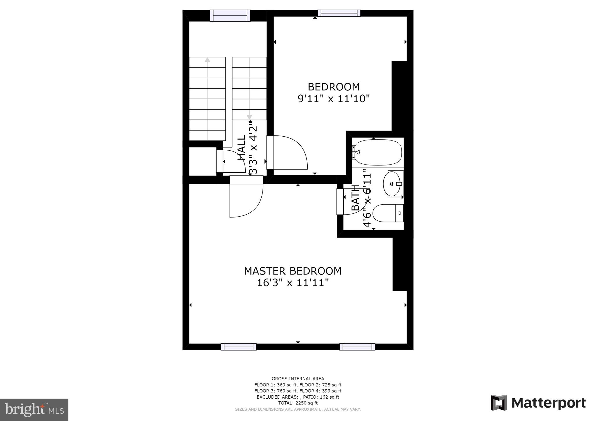 1404 South 2nd Street, Unit 2 Philadelphia, PA 19147 - Photo 25 of 25 Floor Plan 3rd Floor