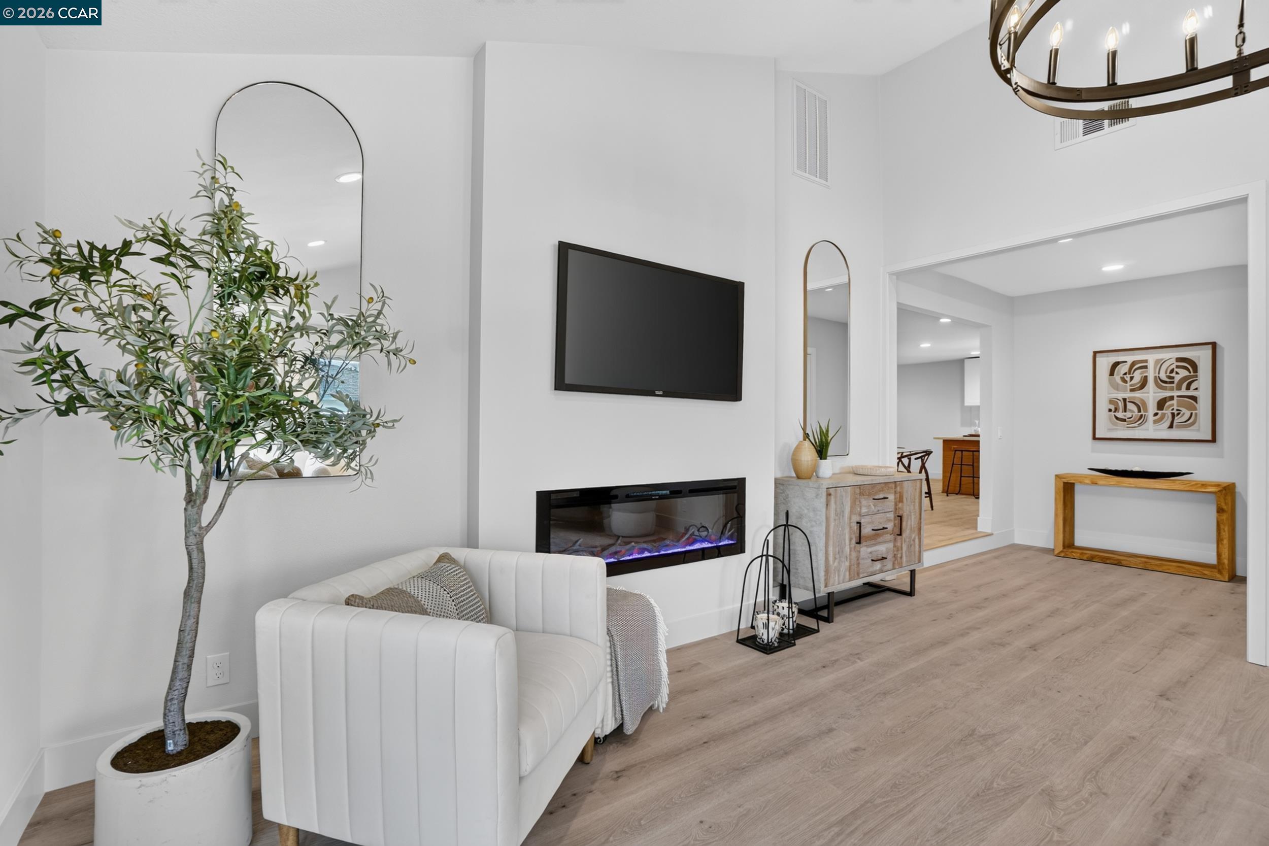 4054 Kimberly Place Concord, CA 94521 - Photo 3 of 59 Electric Fireplace & Vaulted Ceilings