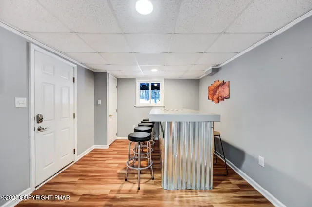 a view of a back yard of the house