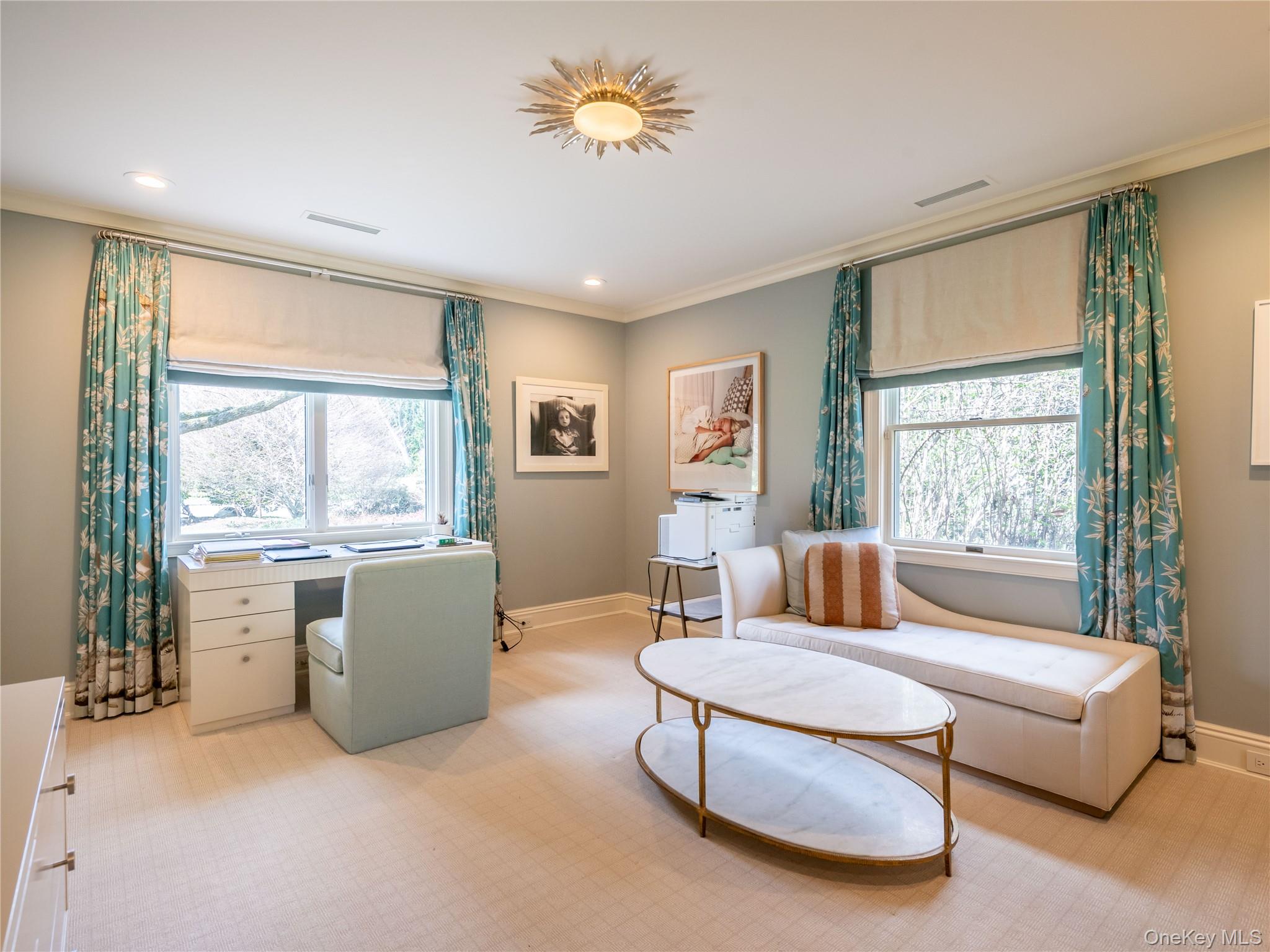 90 Elderfields Road Manhasset, NY 11030 - Photo 25 of 35 a living room with furniture and a potted plant