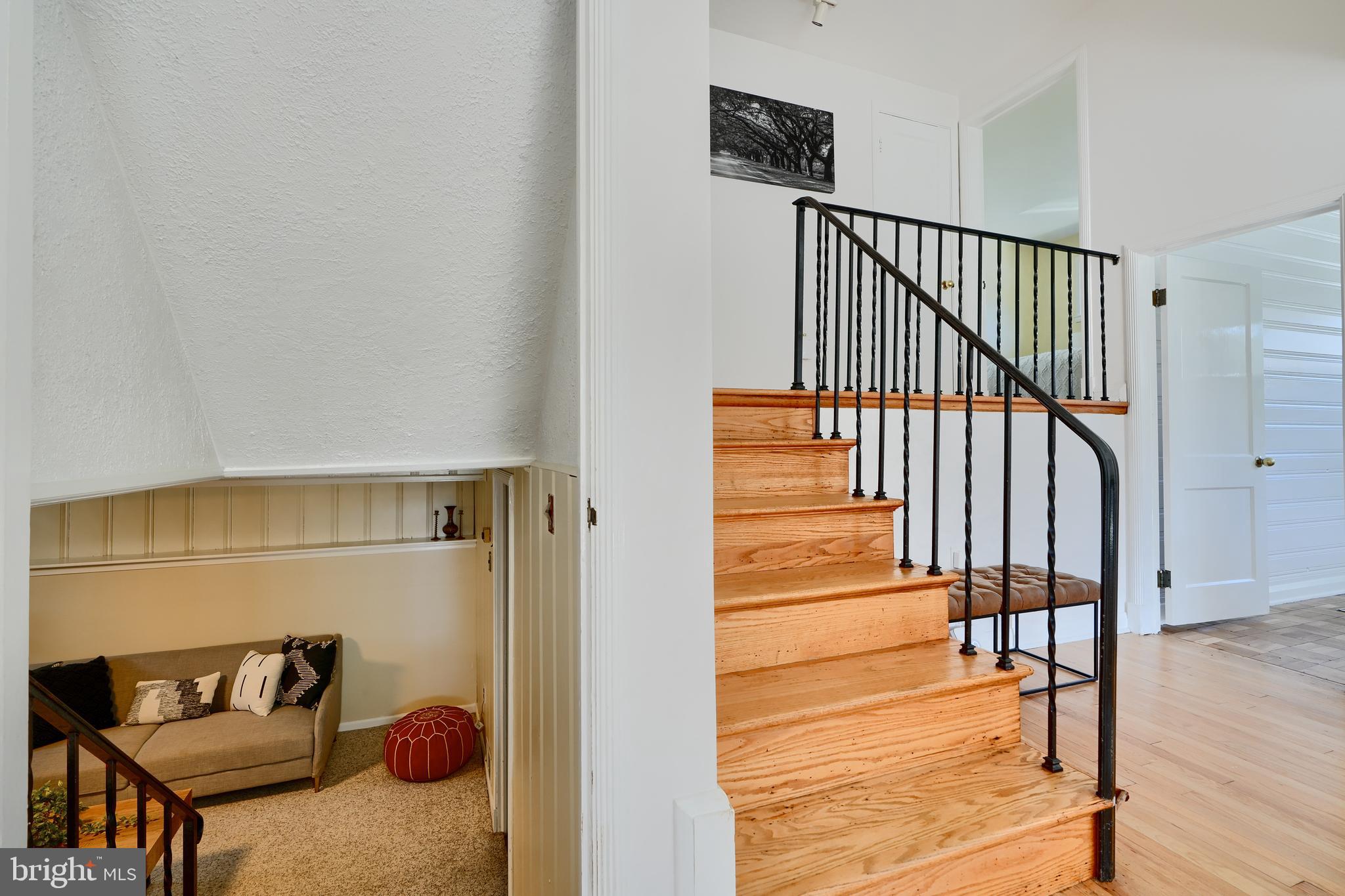 1316 Glendale Road Baltimore, MD 21239 - Photo 30 of 37 a view of entryway and hall with wooden floor