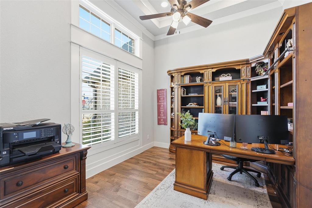 640 Maggie Trail Lucas, TX 75002 - Photo 14 of 40 a workspace with furniture and window