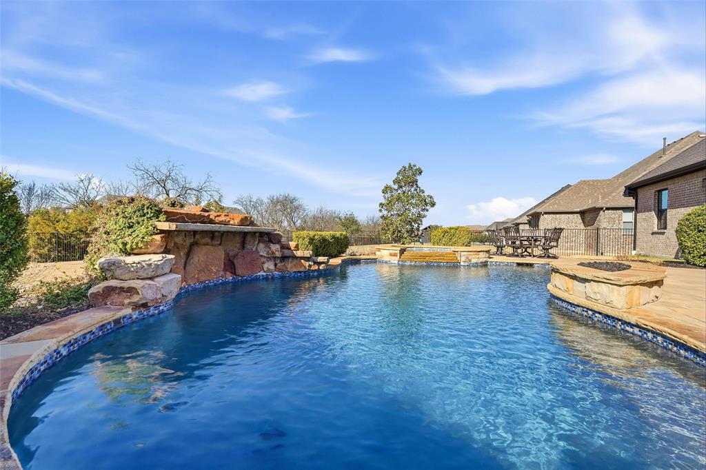 640 Maggie Trail Lucas, TX 75002 - Photo 34 of 40 a view of a lake with houses