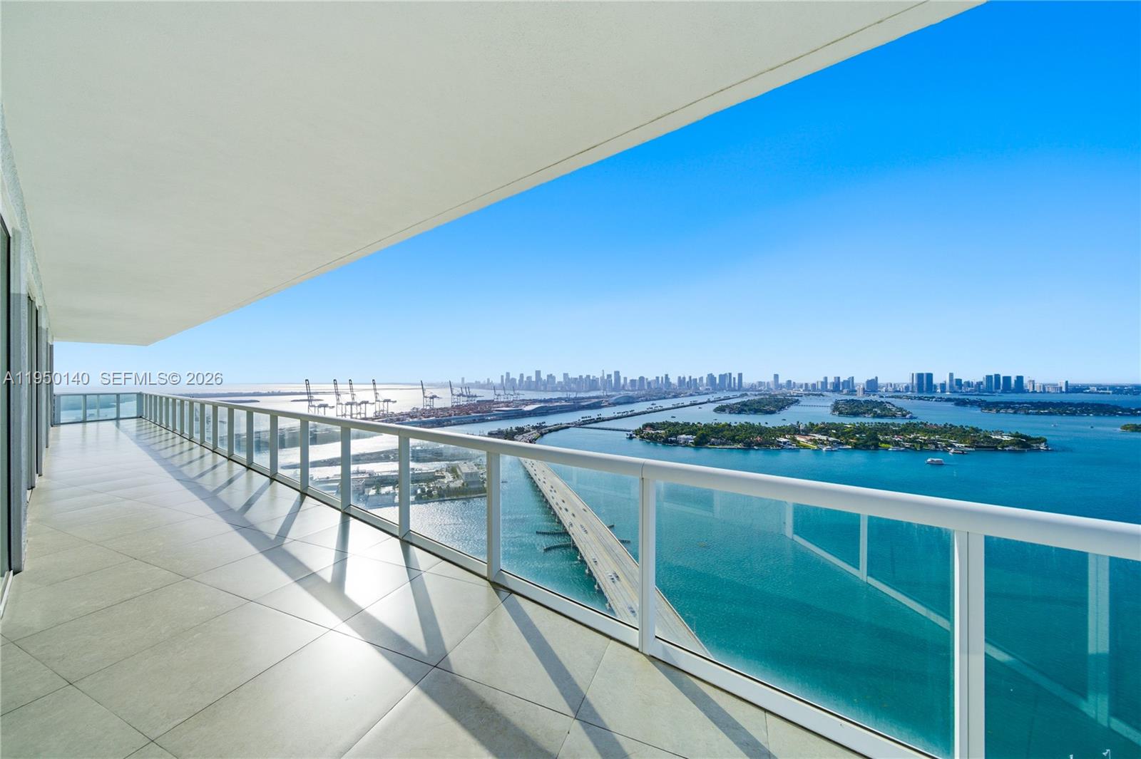 450 Alton Road, Unit PH1 Miami Beach, FL 33139 - Photo 50 of 98 a view of a balcony with city view