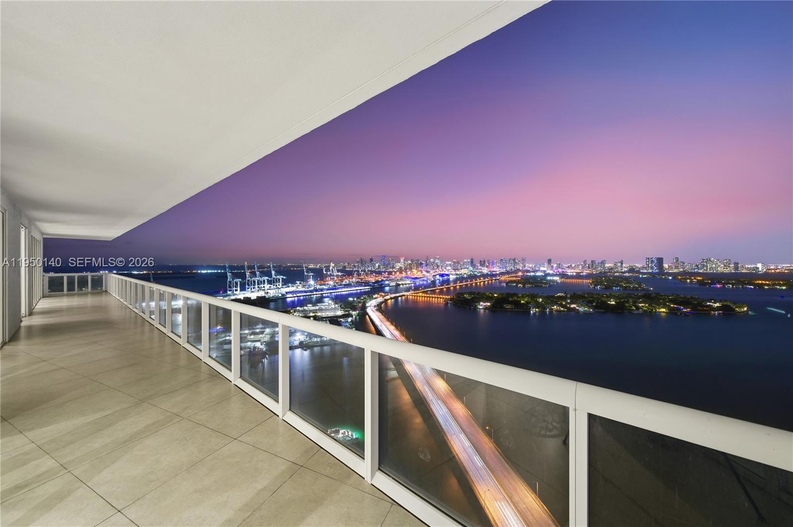 450 Alton Road, Unit PH1 Miami Beach, FL 33139 - Photo 60 of 98 a view of balcony with city view