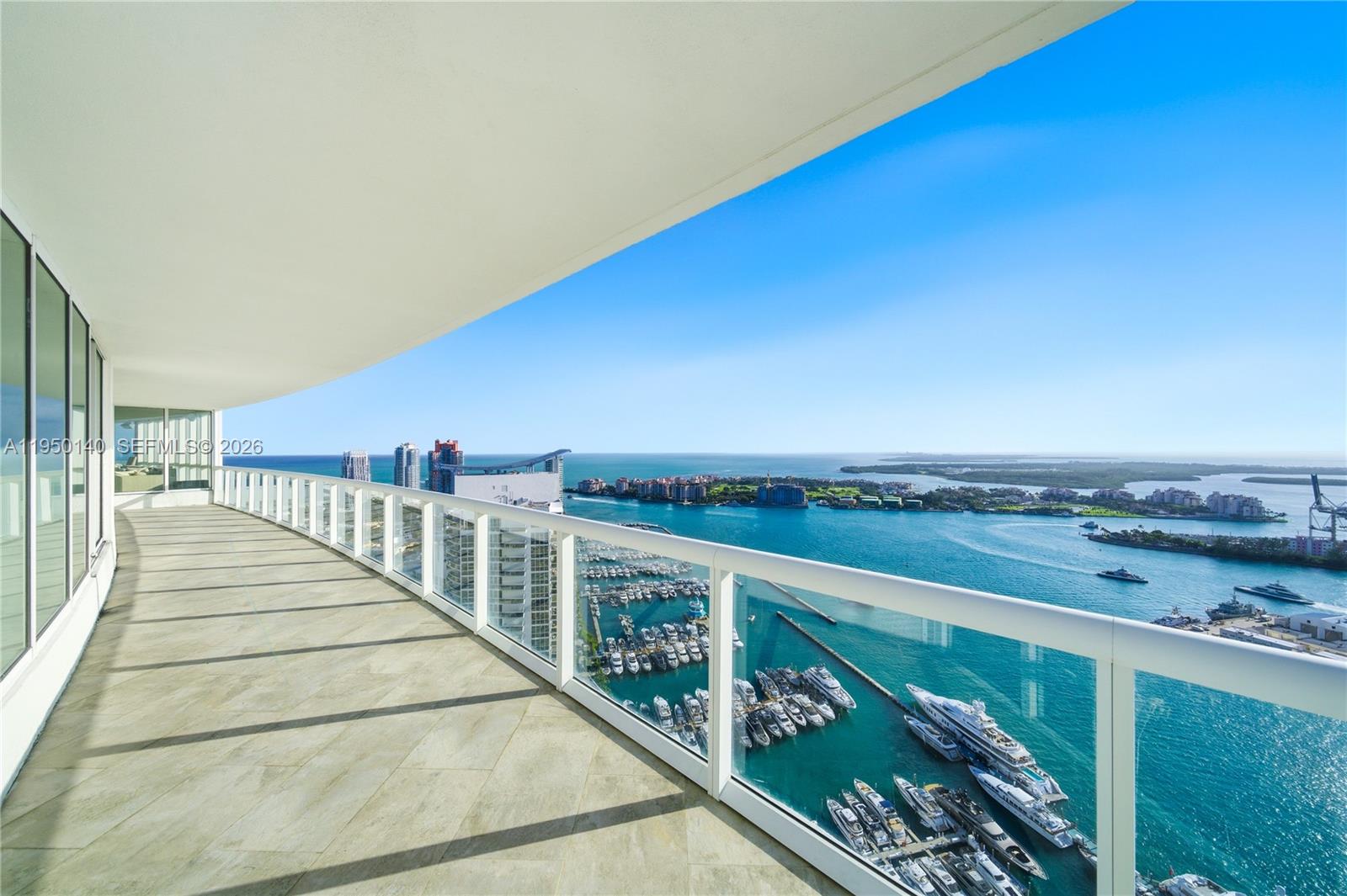 450 Alton Road, Unit PH1 Miami Beach, FL 33139 - Photo 66 of 98 a view of balcony with city view