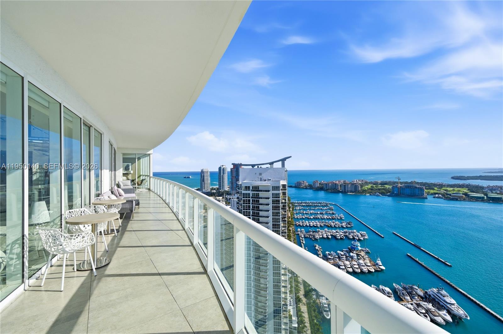 450 Alton Road, Unit PH1 Miami Beach, FL 33139 - Photo 82 of 98 a view of city from a balcony