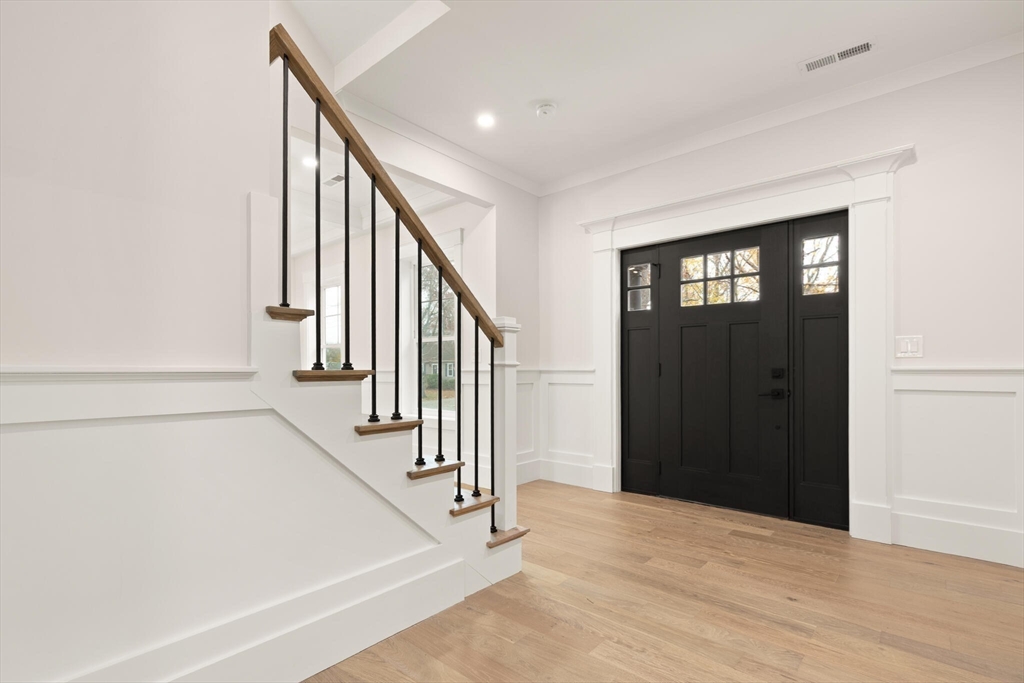44 Buffington Street Attleboro, MA 02703 - Photo 6 of 41 a view of an entryway with staircase