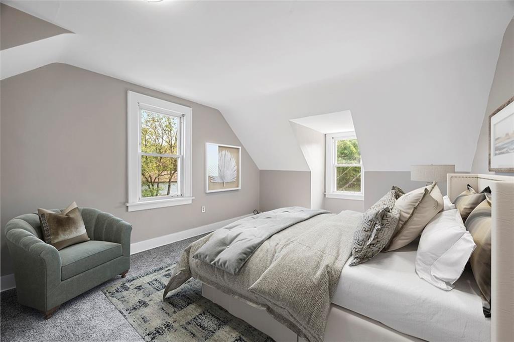 373 Goldsmith Road Pittsburgh, PA 15237 - Photo 23 of 40 a bedroom with a bed and a couch