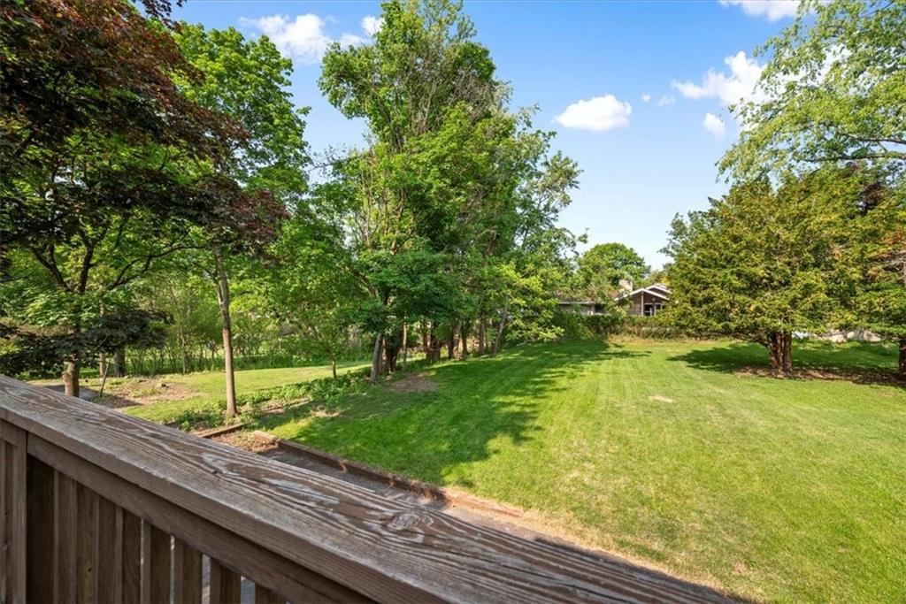 373 Goldsmith Road Pittsburgh, PA 15237 - Photo 33 of 40 a view of a wooden deck and a yard