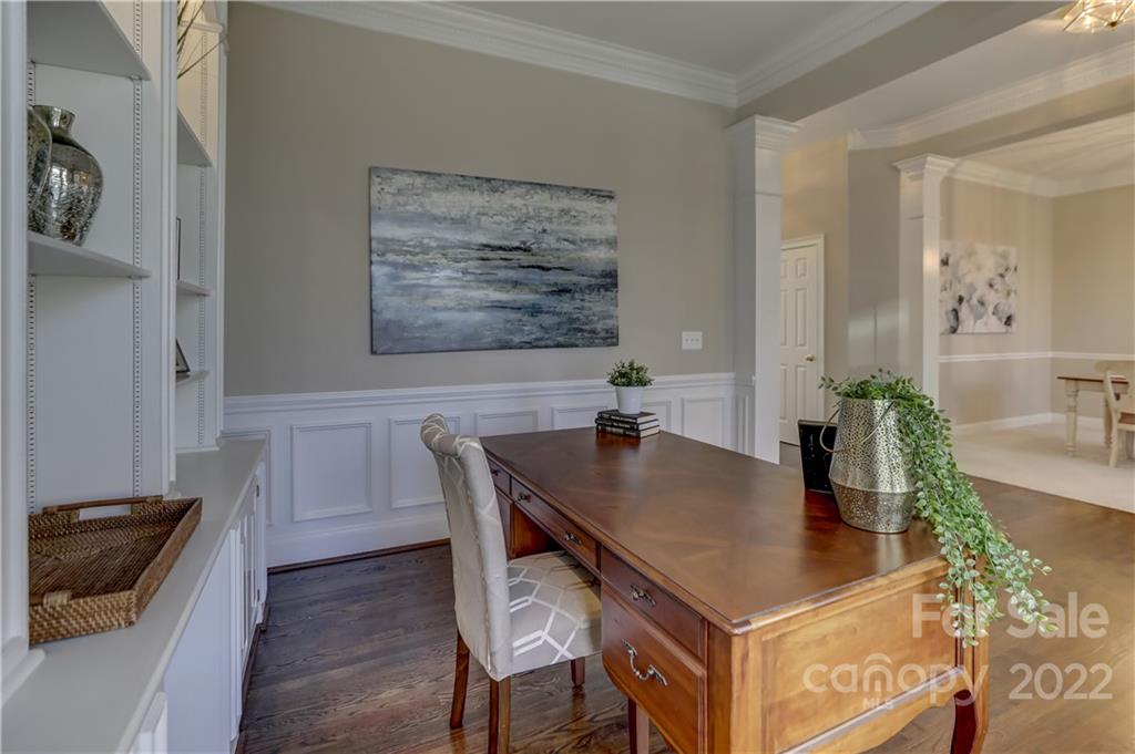 329 Elis Way Fort Mill, SC 29708 - Photo 8 of 36 a dining room with furniture and wooden floor