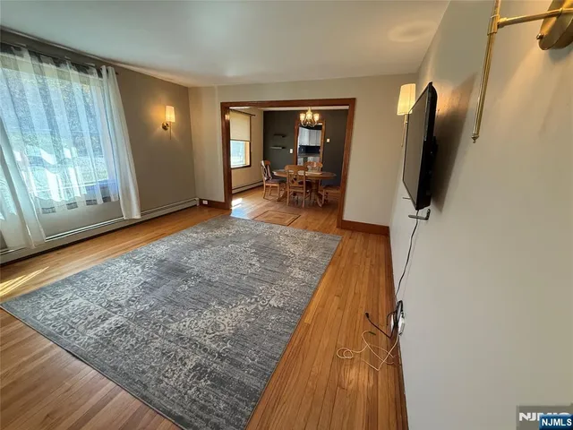 wooden floor in a room