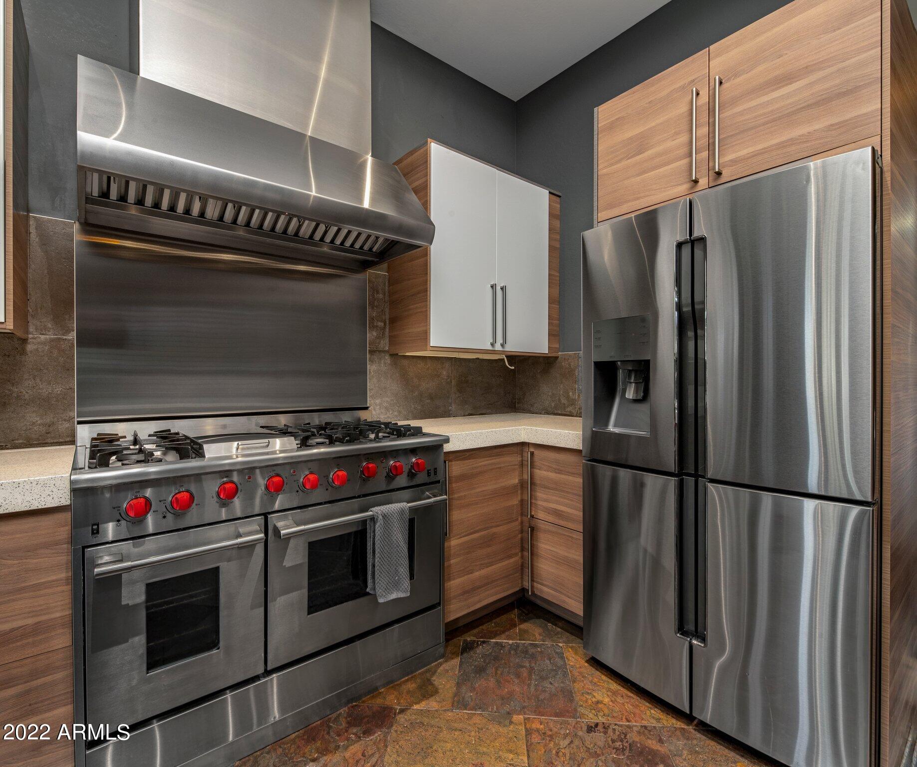 5222 East Hashknife Road Phoenix, AZ 85054 - Photo 11 of 52 Modern Kitchen with Wolf Range