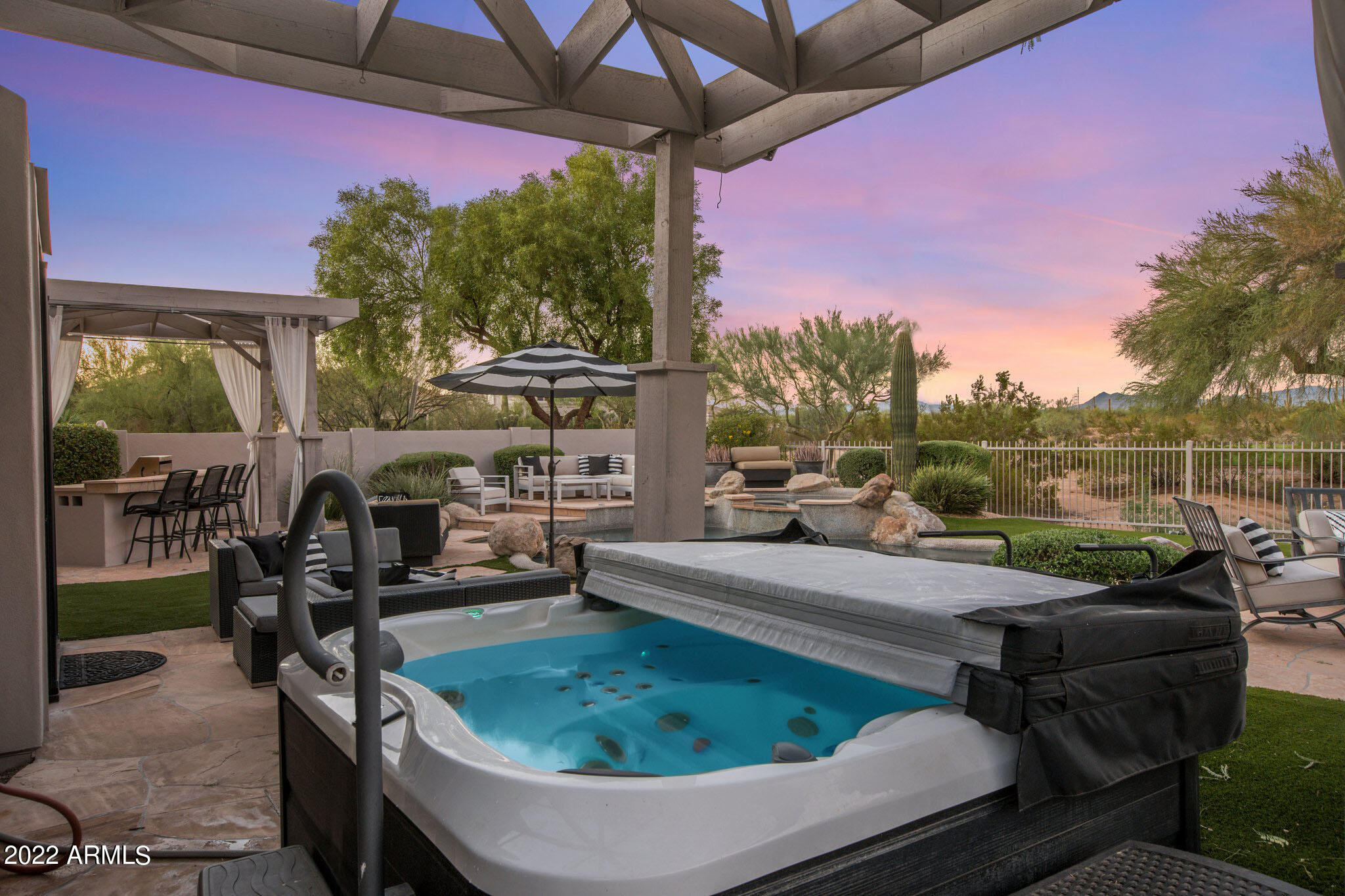 5222 East Hashknife Road Phoenix, AZ 85054 - Photo 27 of 52 Stunning Backyard with Hot Tub
