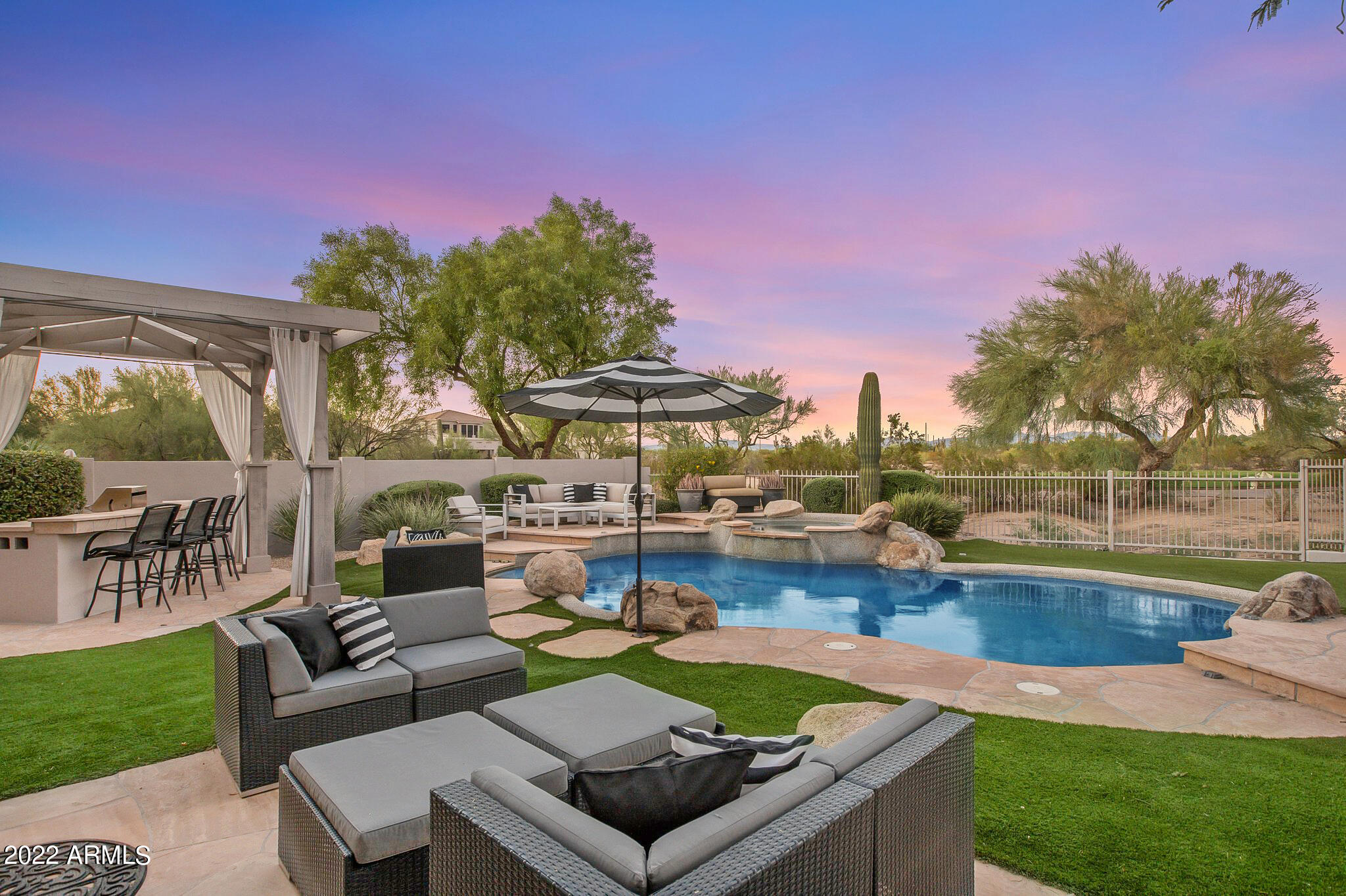 5222 East Hashknife Road Phoenix, AZ 85054 - Photo 3 of 52 Perfect Backyard with Golf Course View