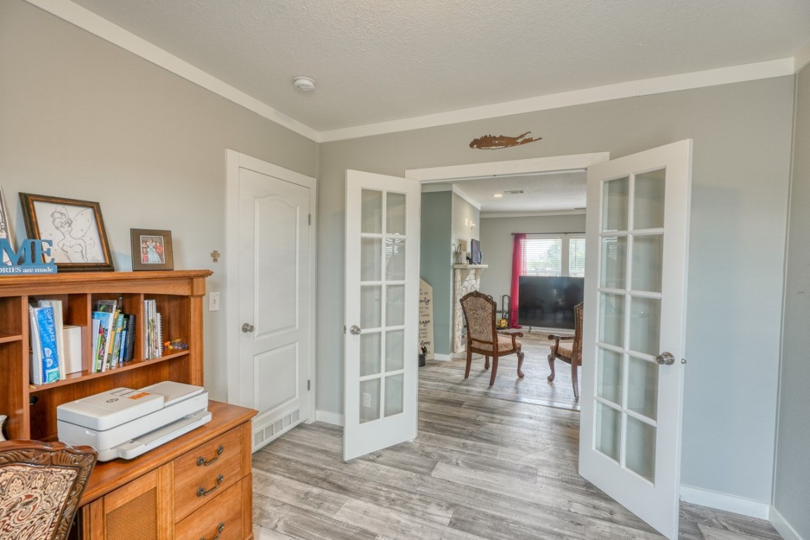 101 Samuel Drive Bertram, TX 78605 - Photo 18 of 30 a view of livingroom with furniture and wooden floor
