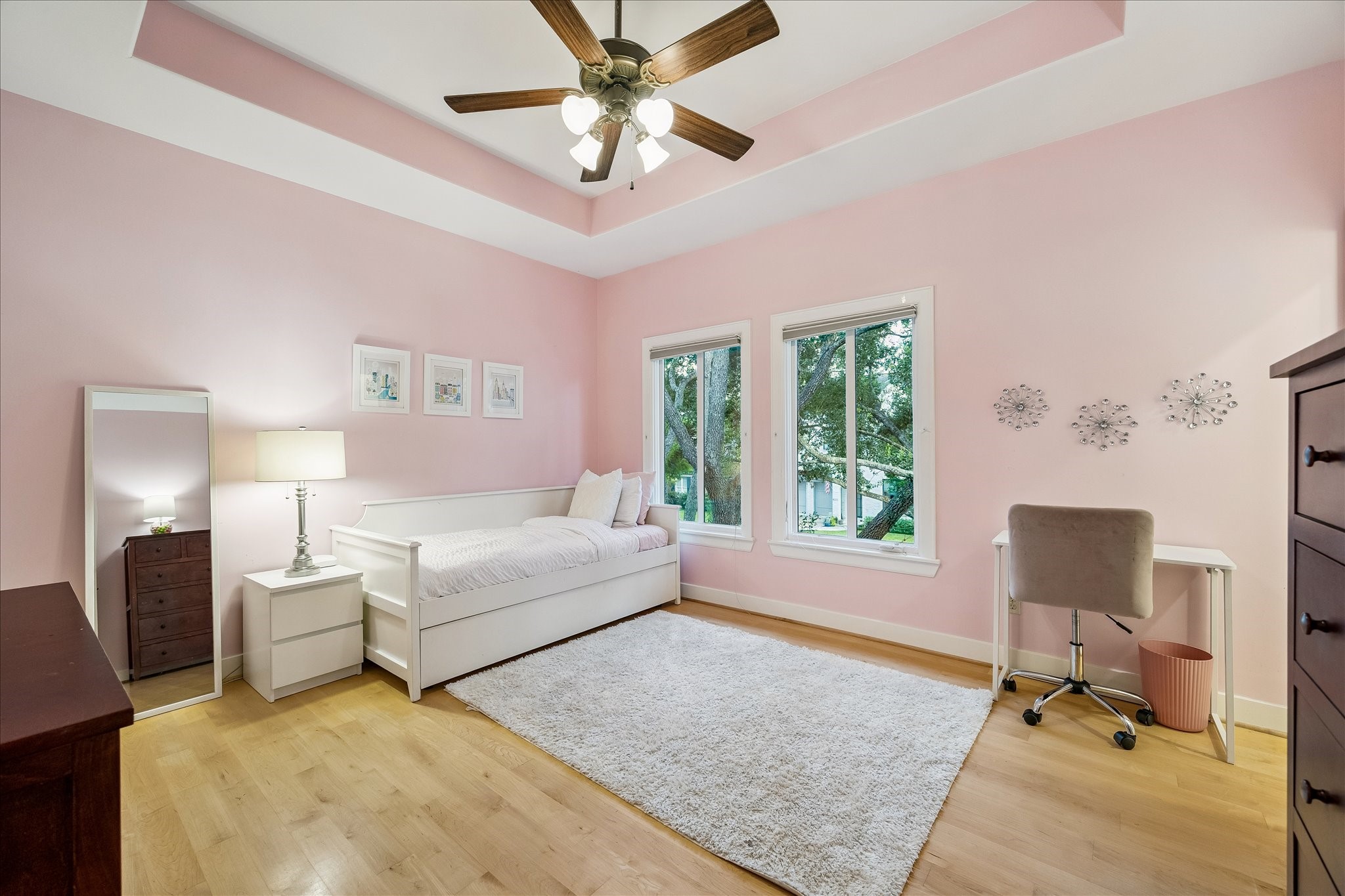 4010 Milton Street Houston, TX 77005 - Photo 26 of 49 BEDROOM THREE. One of two bedrooms located at the front of the home (aka the kids wing!). Generous dimensions and excellent natural light make this secondary bedroom especially inviting.
