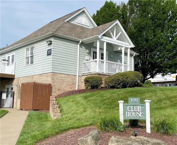 an outdoor view with swimming pool