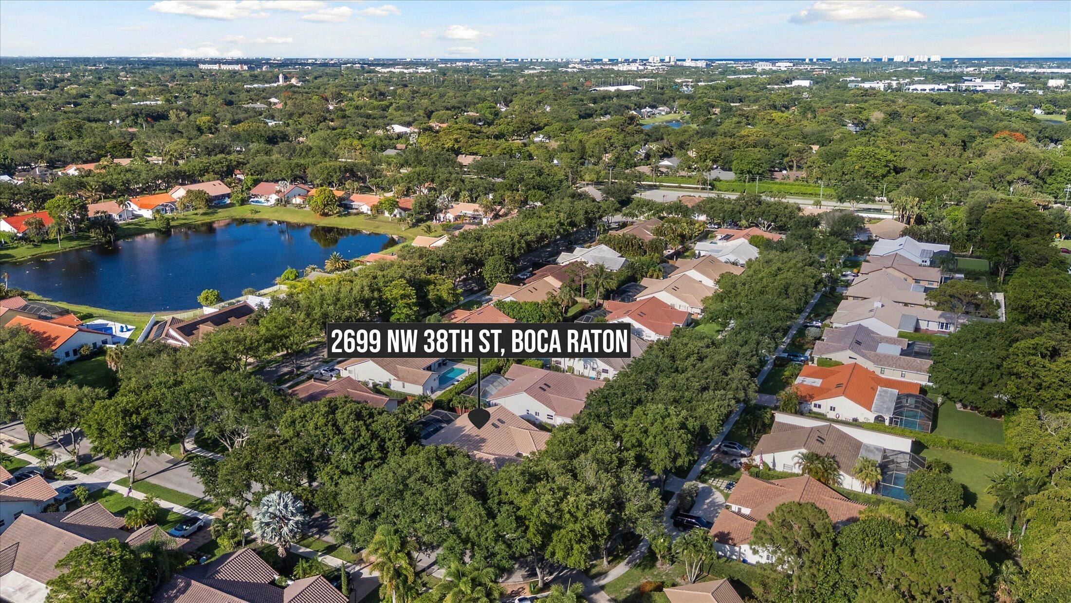 2699 Northwest 38th Street Boca Raton, FL 33434 - Photo 41 of 44 Overhead View