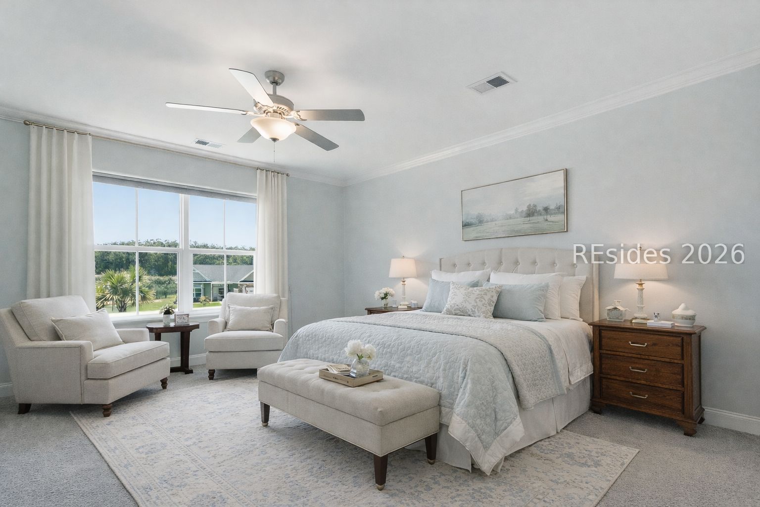 284 Sergeant Jasper Circle Ridgeland, SC 29936 - Photo 32 of 51 Virtually Staged Guest Bedroom 1