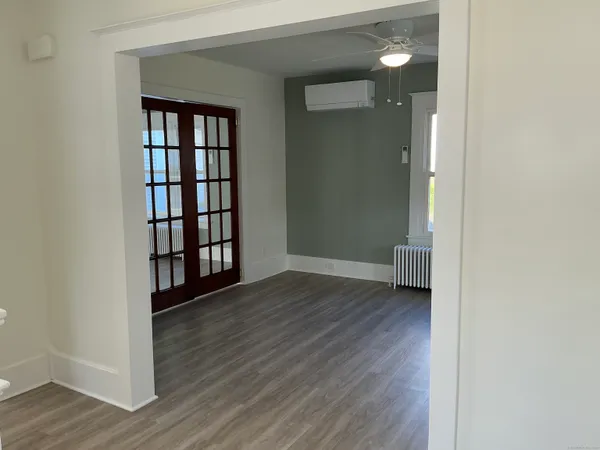wooden floor in an empty room