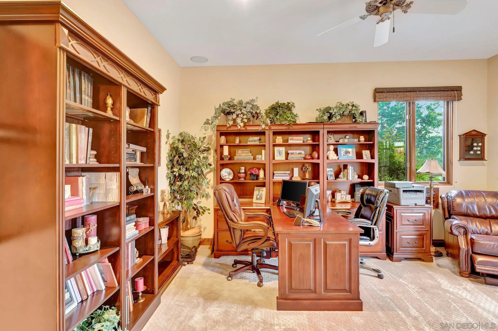 3401 Preakness Court Fallbrook, CA 92028 - Photo 32 of 52 a view of a workspace with furniture