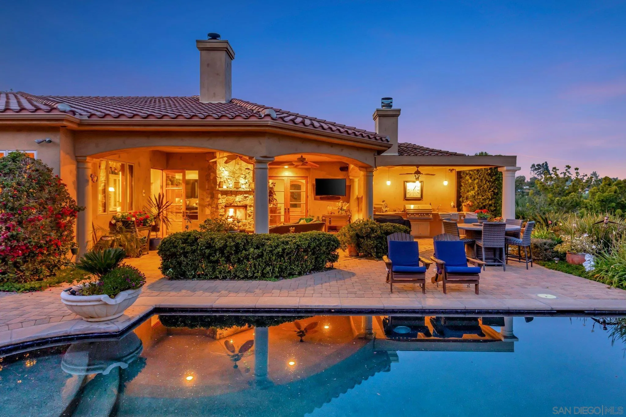 3401 Preakness Court Fallbrook, CA 92028 - Photo 7 of 52 a view of a swimming pool with a patio