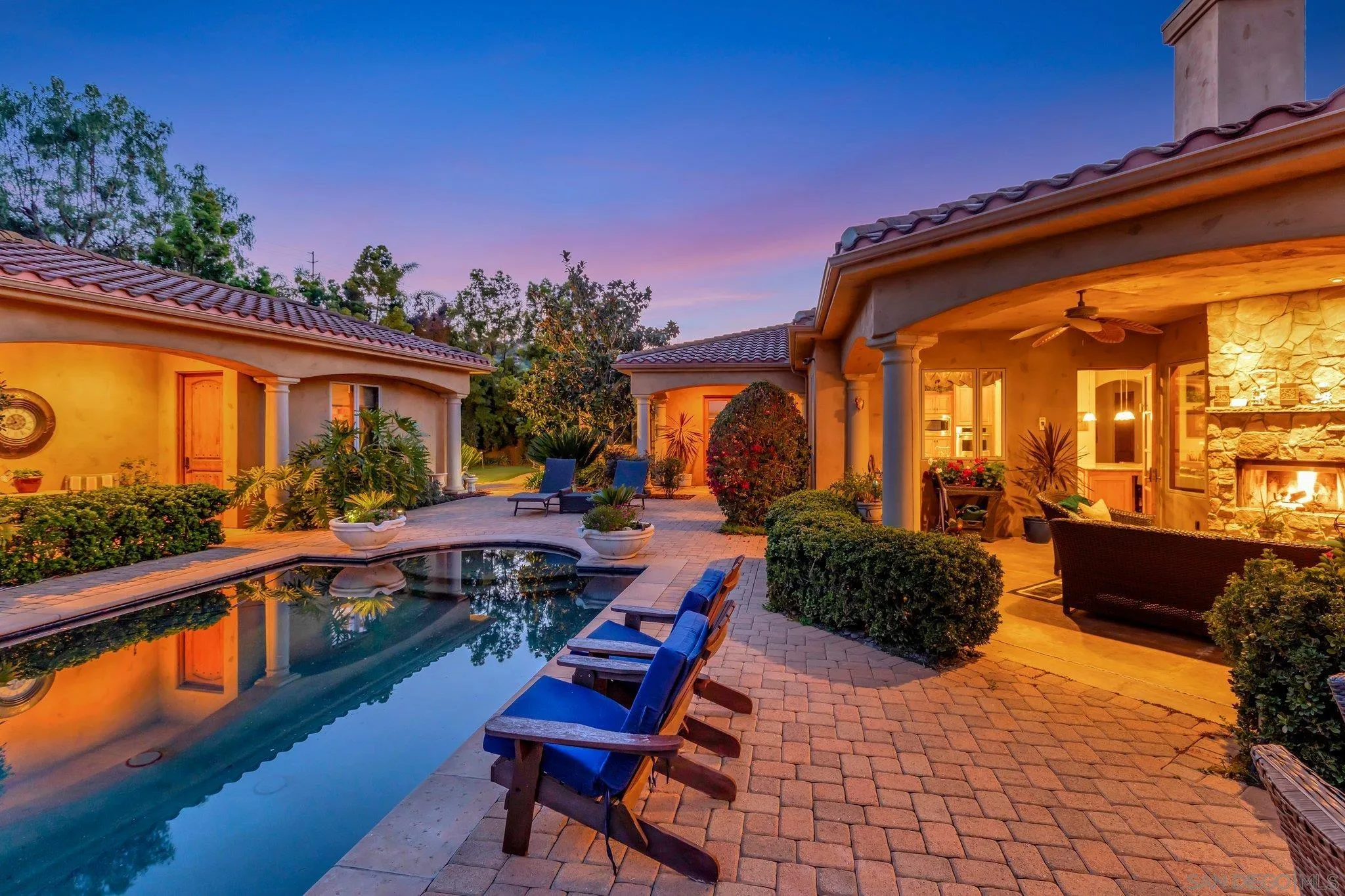 3401 Preakness Court Fallbrook, CA 92028 - Photo 9 of 52 a view of a swimming pool with a patio