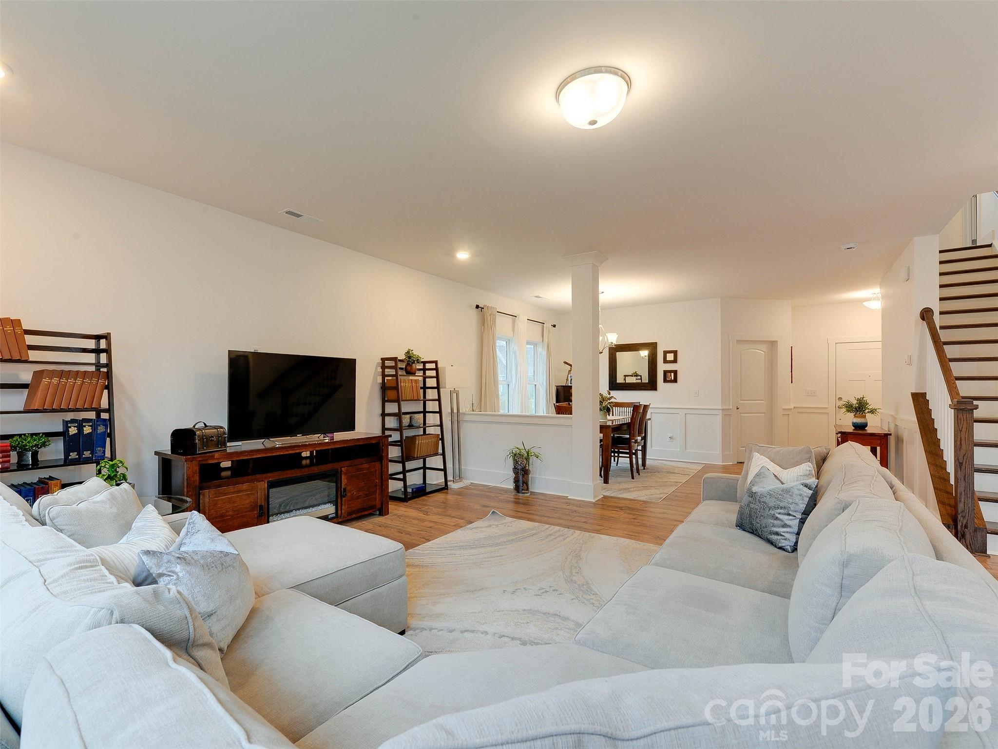 1928 Thoreau Way York, SC 29745 - Photo 15 of 43 a living room with furniture and a flat screen tv