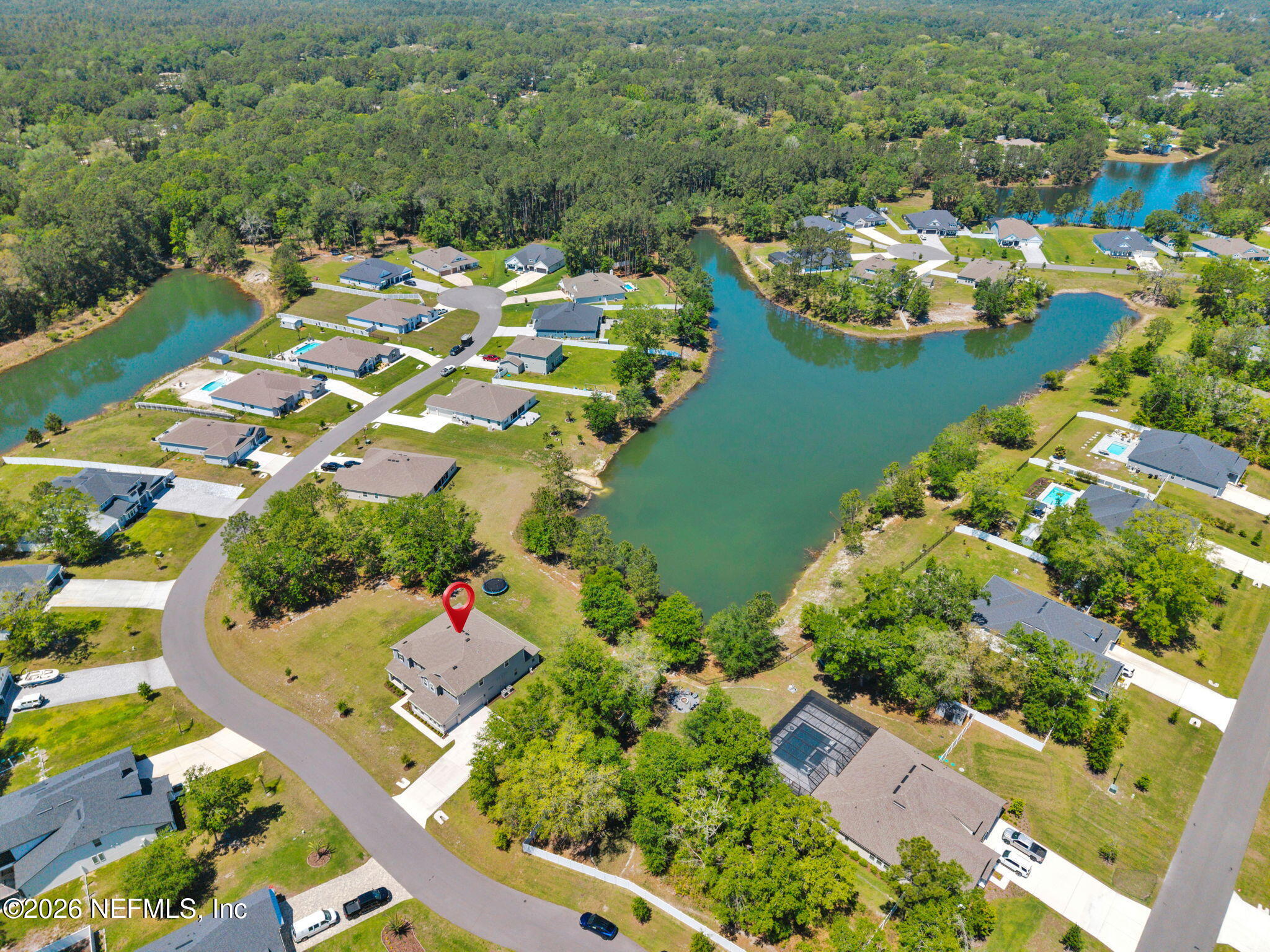 4050 Coyote Court Middleburg, FL 32068 - Photo 80 of 93 Aerial View of the Home