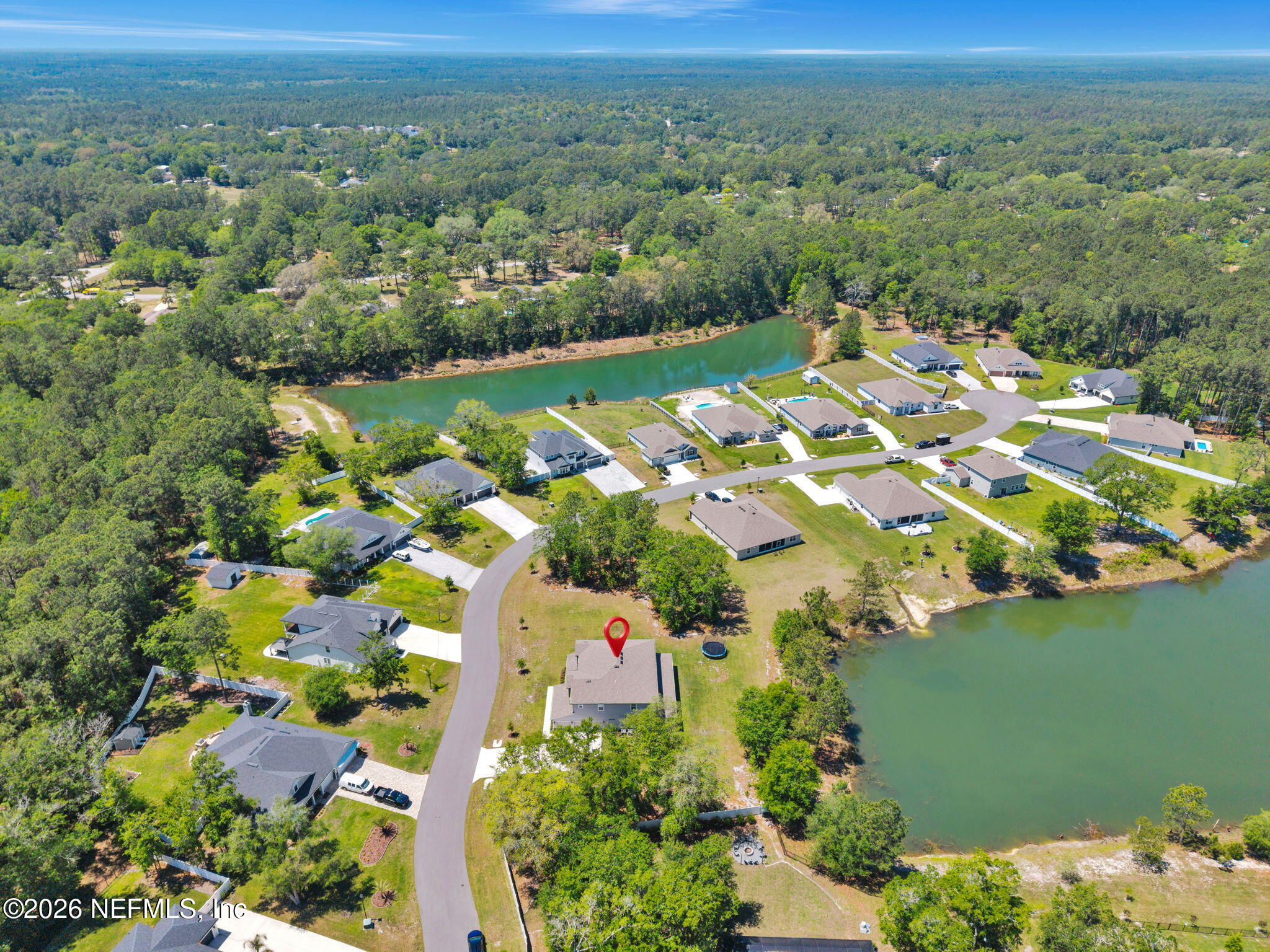 4050 Coyote Court Middleburg, FL 32068 - Photo 81 of 93 Aerial View of the Home