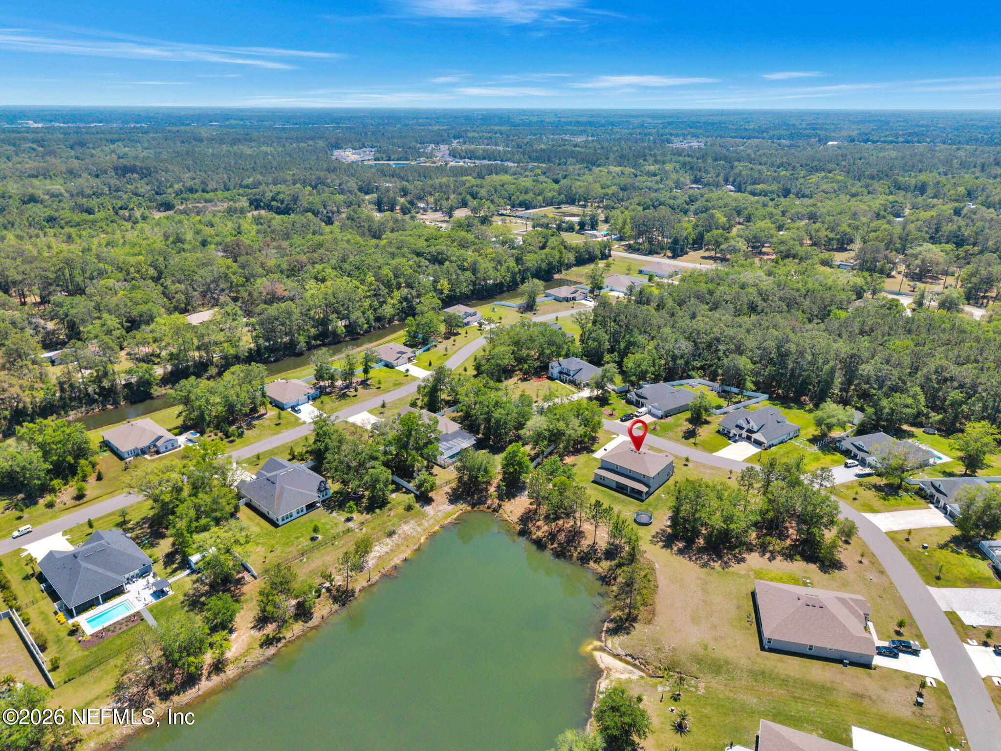 4050 Coyote Court Middleburg, FL 32068 - Photo 85 of 93 an aerial view of residential houses with outdoor space